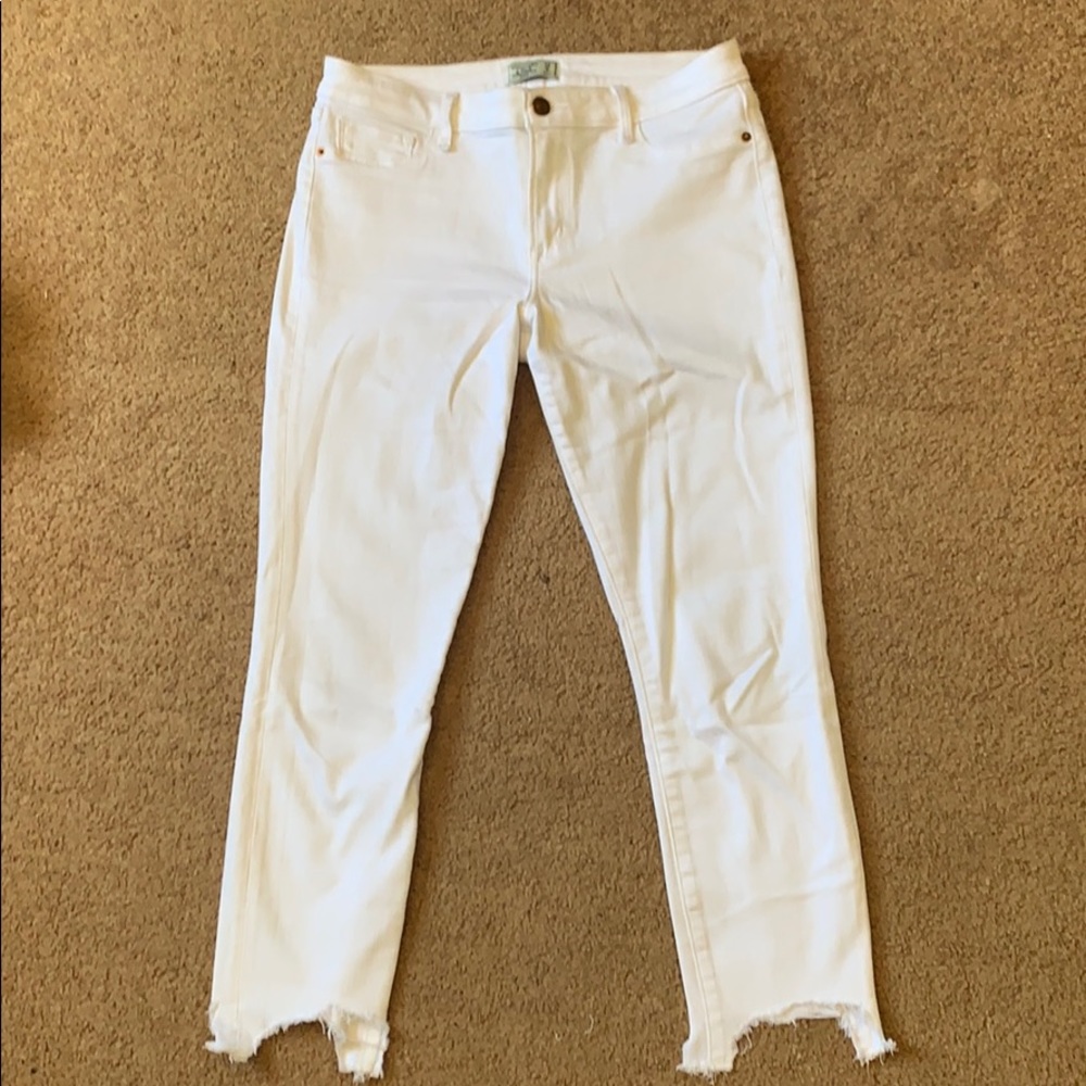 Abercrombie Harper Low Rise Cropped Skinny Jeans